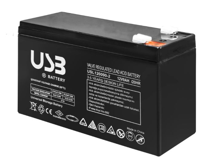 Акумуляторна батарея 12V 9Ah, AGM, E.NEXT