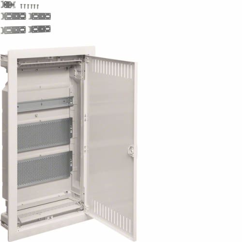 Щит 3-рядний для ММ-обладнання, в/у з металевими дверями, VOLTA, Hager