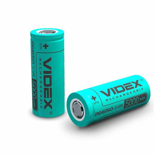 Акумулятор Li-ion 26650 (без захисту) 5000mAh bulk/1шт, Videx