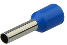 Наконечники трубчаті НТ 1,5-08 сині (100шт), АсКо
