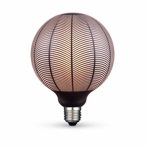 Лампа світлодіодна Filament VL-DG125BN 6Вт E27 1800К Black Magician pine needles, Videx
