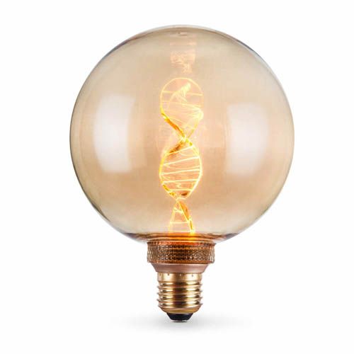 Лампа світлодіодна Filament VL-DNA-G125-A 3.5Вт E27 1800К Amber, Videx