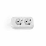 Колодка подовжувача із заземленням 2 гнізда біла STANDARD, TITANUM