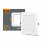 Світильник світлодіодний вбудований квадрат 12Вт 5000К, Videx