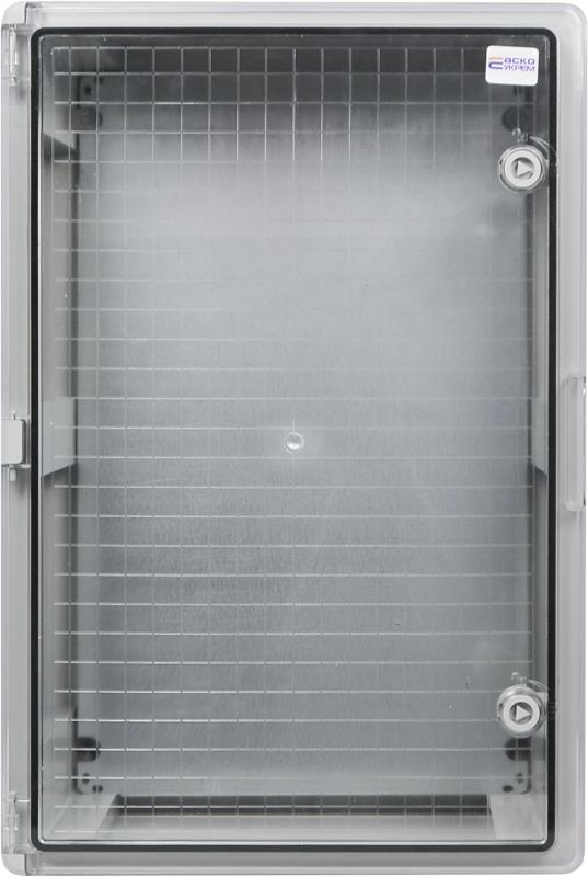 Корпус з АБС-пластику, прозорі дверцята, 40*60*20, ІР65, серії UBox, АСКО-УКРЕМ