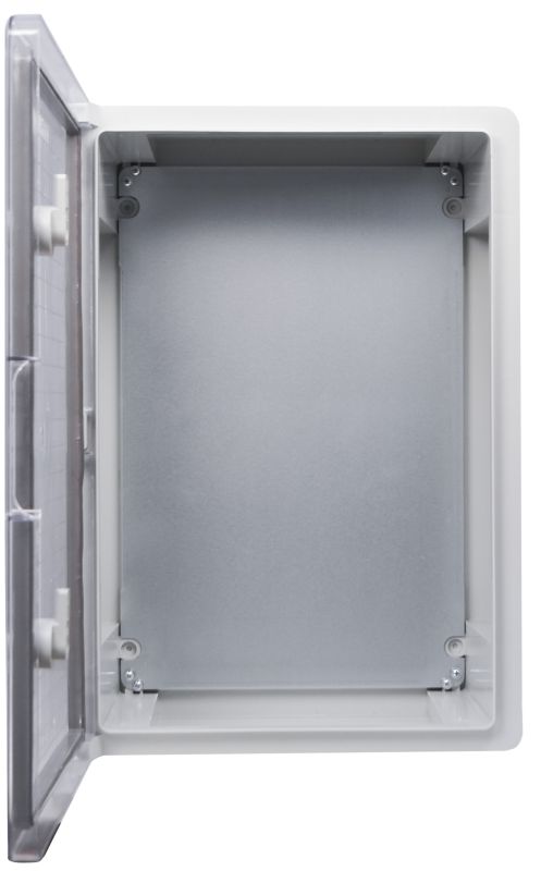 Корпус з АБС-пластику, прозорі дверцята, 40*60*20, ІР65, серії UBox, АСКО-УКРЕМ