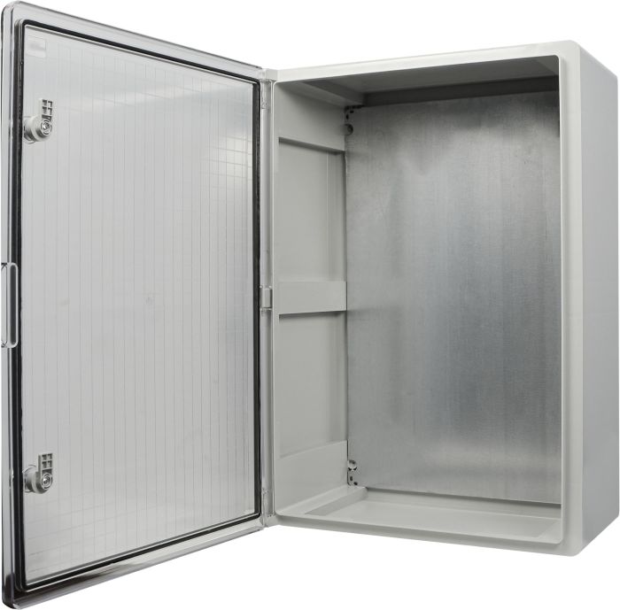 Корпус з АБС-пластику, прозорі дверцята, 50*70*25, ІР65, серії UBox, АСКО-УКРЕМ