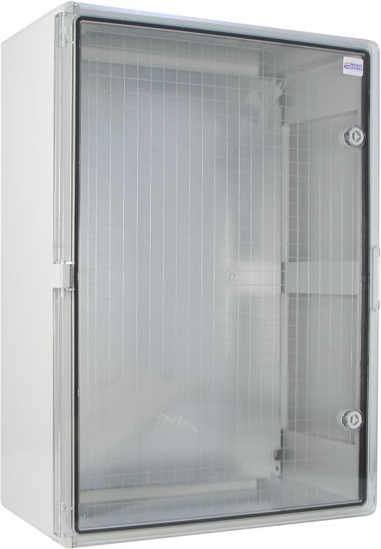 Корпус з АБС-пластику, прозорі дверцята, 50*70*25, ІР65, серії UBox, АСКО-УКРЕМ