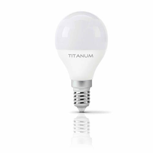 Лампа світлодіодна G45 6Вт E14 4100К, TITANUM