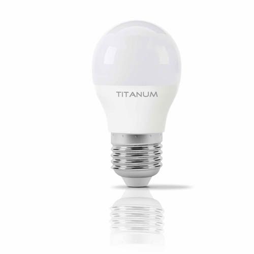 Лампа світлодіодна G45 6Вт E27 4100К, TITANUM