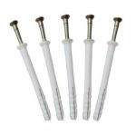 Дюбель ДШМ "потай" 8х 80 з шур. 100 білий, Sokol