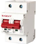 Автоматичний вимикач E.Next e.industrial.mcb.150.2.D80 80А 2P D 15кА (i0630006)