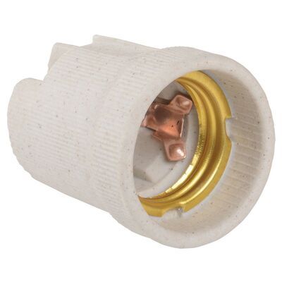 Пкр27-04-К43 Патрон підвісний керамічний Е27 (200 шт) стікер на виробі, IEK