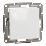 Перемикач 1-кл.перехресний, білий, Asfora, без рамки, Schneider Electric