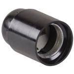 Пкб27-04-К01 Патрон підвісний карболітовий Е27 чорний (50 шт) стікер на виробі, IEK