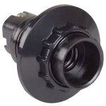 Пкб14-04-К11 Патрон карболітовий з кільцем Е14 чорний індивідуальний пакет, IEK