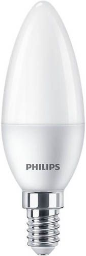 Лампа світлодіодна PHILIPS "свічка" ESS LEDCandle 6W 620lm E14 840 B35 ND FR RCA