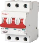 Автоматичний вимикач E.Next e.industrial.mcb.100.3.C6 6А 3P C 10кА (i0180019)