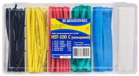 Набір термоусаджувальних трубок HST-100С (кольорові), АсКо