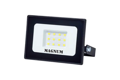 Прожектор світлодіодний FL12 ECO LED 10Вт slim, 6500К, IP65, чорний, MAGNUM