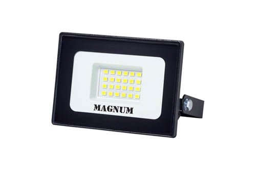 Прожектор світлодіодний FL12 ECO LED 20Вт slim, 6500К, IP65, чорний, MAGNUM