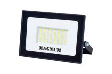 Прожектор світлодіодний FL12 ECO LED 50Вт slim, 6500К, IP65, чорний, MAGNUM