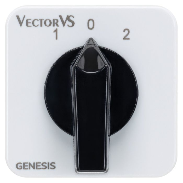 Кулачковий перемикач Vector VS GC 16A 1P схема 201 (1-0-2 з поверненням в 0)