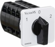 Кулачковий перемикач Vector VS GC 40A 4P схема 75 (1-0-2)