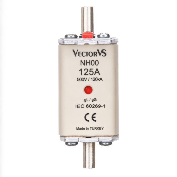 Запобіжник Ножовий Vector VS GENESIS NH00 125А 500V AC gG