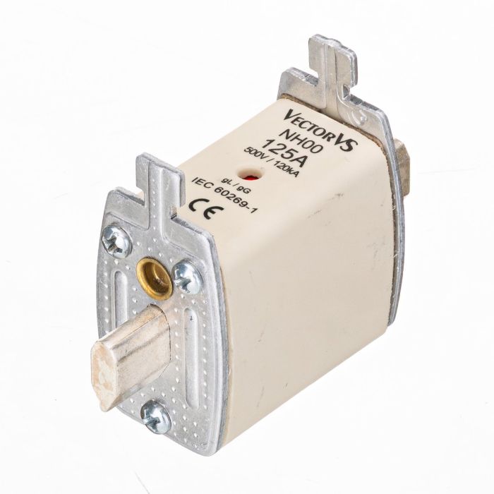 Запобіжник Ножовий Vector VS GENESIS NH00 125А 500V AC gG