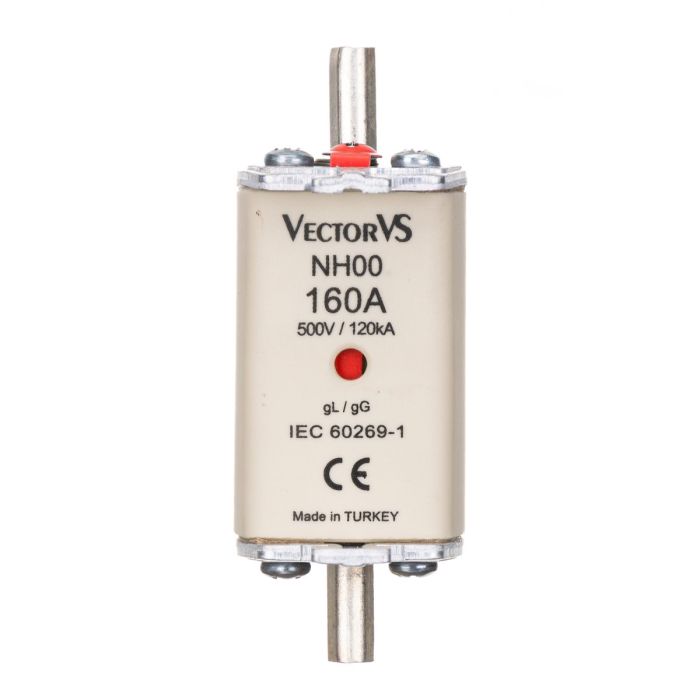 Запобіжник Ножовий Vector VS GENESIS NH00 160А 500V AC gG
