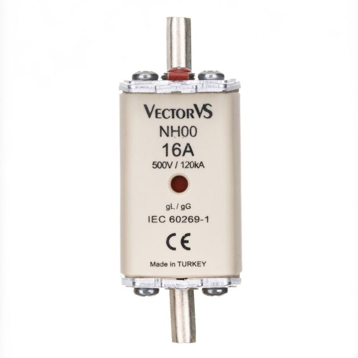 Запобіжник Ножовий Vector VS GENESIS NH00 16А 500V AC gG