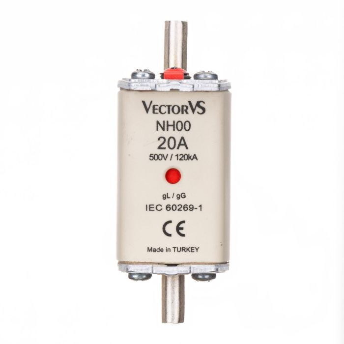 Запобіжник Ножовий Vector VS GENESIS NH00 20А 500V AC gG