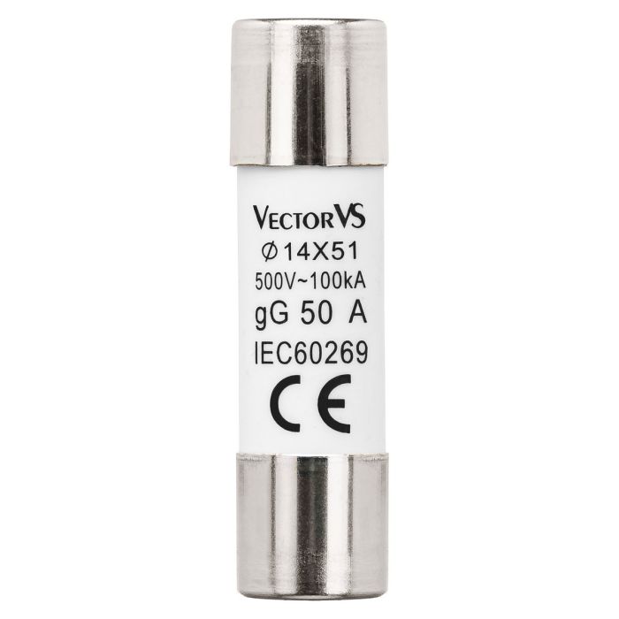 Запобіжник циліндричний Vector VS GENESIS 14x51 50A 500V AC