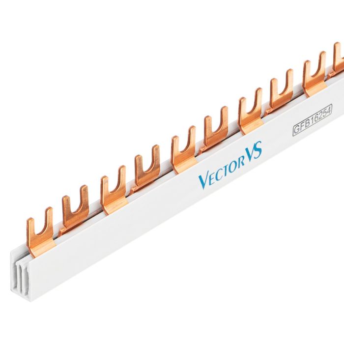 Гребінчаста шина Vector VS GENESIS 16мм2 2P вилочна 54 мод.