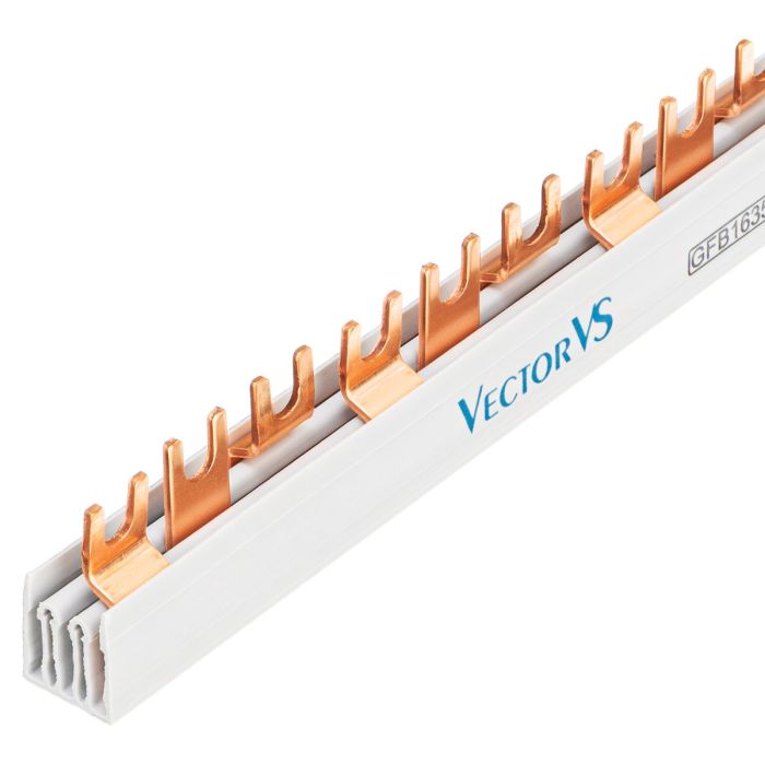 Гребінчаста шина Vector VS GENESIS 16мм2 3P вилочна 54 мод.