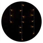Гірлянда внутрішня ICICLE 100LED 3,2х0,7м (тепле біле світло) прозора IP20 Delux
