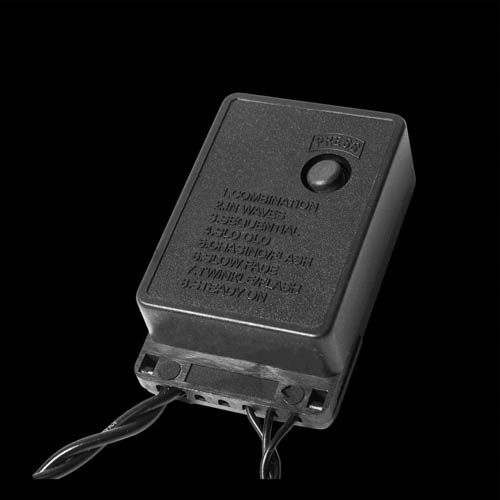 Гірлянда внутрішня STRING 100LED 5м (біле світло) чорна IP20 Delux