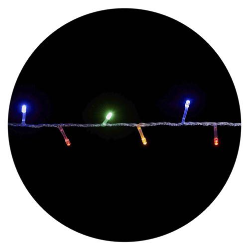 Гірлянда внутрішня STRING 200LED 10м RGB прозора IP20 Delux