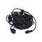 Гірлянда зовнішня BELT LIGHT 20м 25 патронів Е27 (без ламп) чорна IP65 Delux