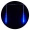 Гірлянда зовнішня бурулька SNOWFALL 192LED 8*30см (синє світло) прзора IP44 Delux