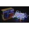 Гірлянда зовнішня ICICLE 75LED 2x0.7м блимаюча RGB біла IP44 Delux