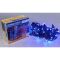 Гірлянда зовнішня ICICLE 75LED 2x0.7м (синє світло) чорна IP44 Delux