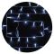 Гірлянда зовнішня STRING 100LED 10м блимаюча (біле світло) прозора IP44 Delux