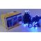 Гірлянда зовнішня STRING 100LED 10м (синє світло) чорна IP44 Delux