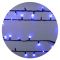 Гірлянда зовнішня STRING 100LED 10м (синє світло) чорна IP44 Delux