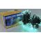 Гірлянда зовнішня STRING 100LED 10м (зелене світло) чорна IP44 Delux