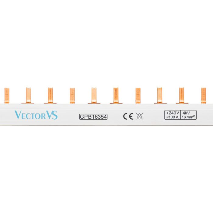 Гребінчаста шина Vector VS GENESIS 16мм2 3P штирьова 54 мод.