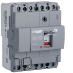 Автоматичний вимикач Hager x160: In=25А, 18kA, 4п