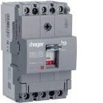 Автоматичний вимикач Hager x160: In=63А, 18kA, 3п